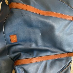 Fossil leather large purse or laptop bag